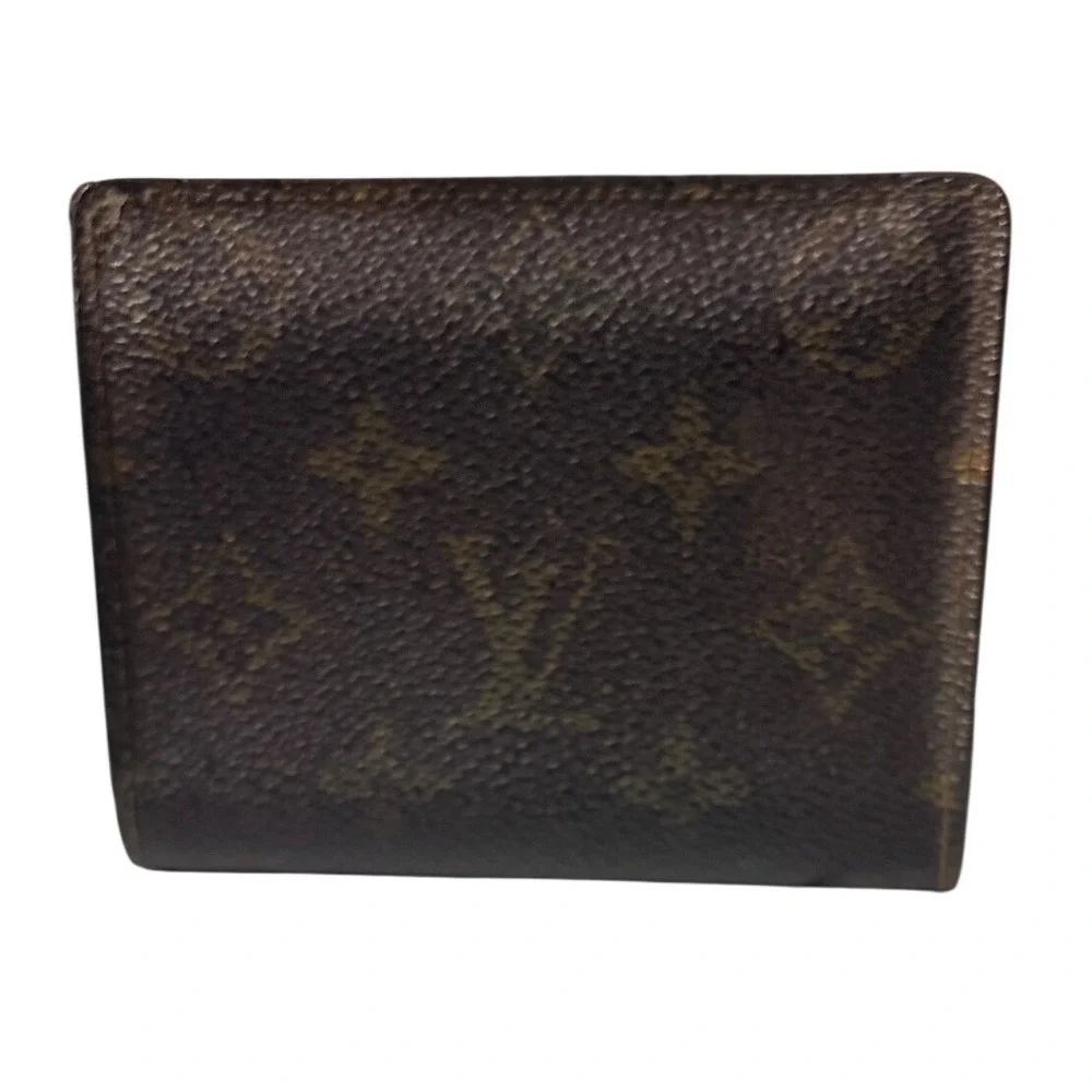 Louis Vuitton Monogram ID‎ Holder Wallet Brown Coated Canvas Made in France
